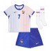 Camisa de Futebol França Antoine Griezmann #7 Equipamento Secundário Infantil Europeu 2024 Manga Curta (+ Calças curtas)